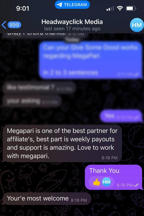 Отзывы о партнерской программе MegaPari Partners